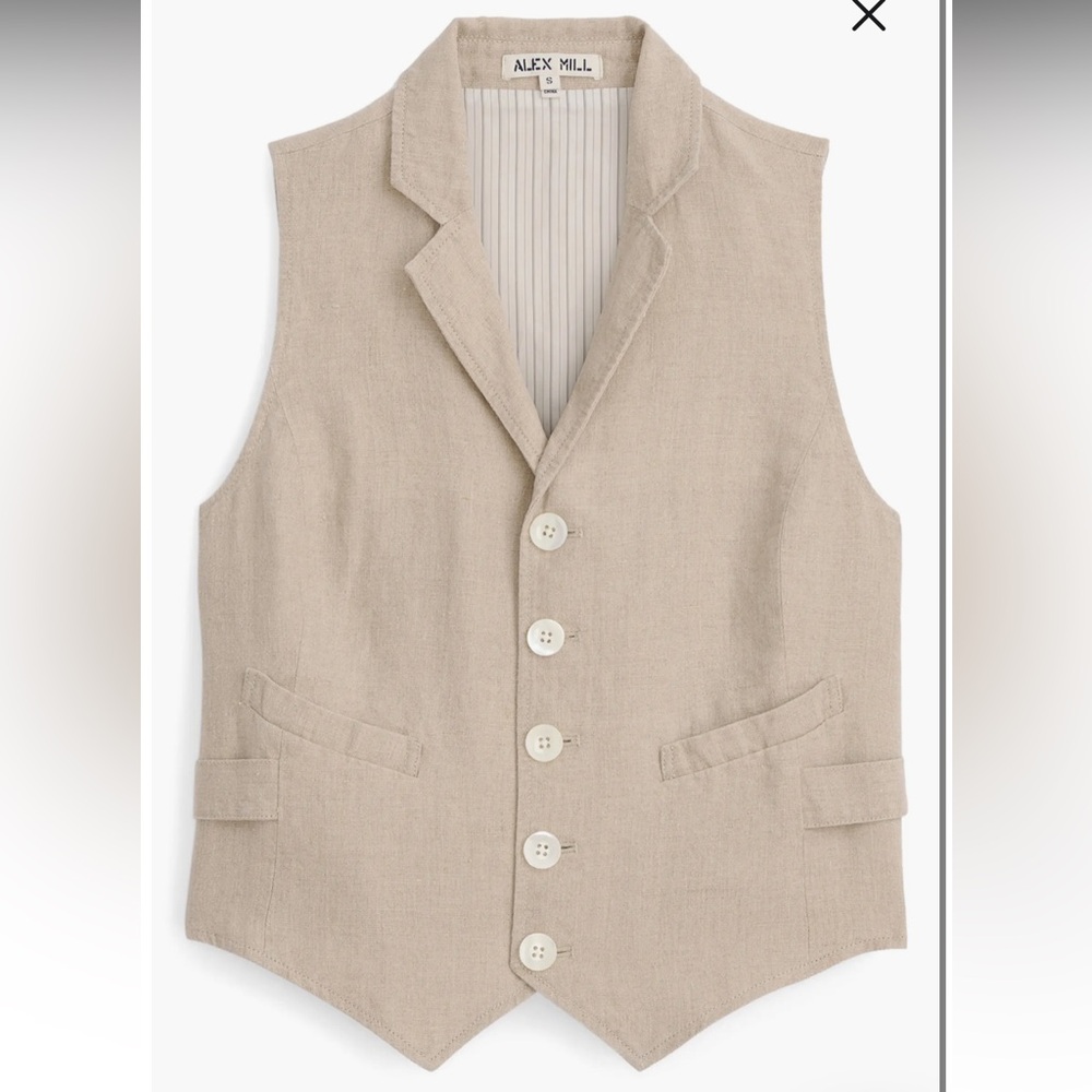Alex Mill Mathilde Linen Vest